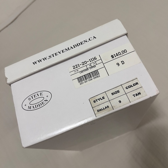 Steve Madden Men's Brown Leather Dress Shoes Size US 9 - Picture 8 of 9